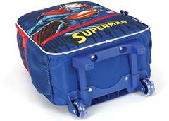 MOCHILA C/CARR. LUXCEL SUPER MAN AZ 4226