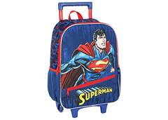 MOCHILA C/CARR. LUXCEL SUPER MAN AZ 4226