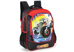 MOCHILA LUXCEL HOT WHEELS PRETO 42611