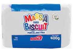 MASSA BISCUIT RADEX 400G BRANCO