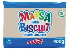 MASSA BISCUIT RADEX 900G NATURAL