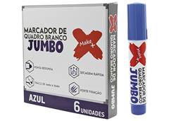 MARCADOR P/QD BR MAKE + C/6 AZUL