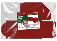CAIXA MINI PANETO VERMELHO REGINA NATAL
