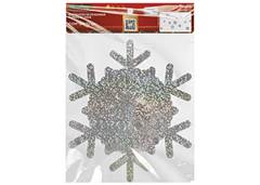 DECORACAO P/PORTA REGINA FLOCOS DE NEVE