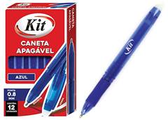 CANETA KIT APAGAVEL AZUL C/12