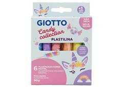 MASSA MODELAR PLASTILINA GIOTTO C/6