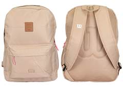 MOCHILA WILSON POLIESTER BEGE 9791