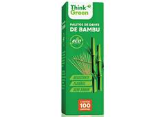 PALITO DENTE BAMBU THINK GREEN C/100