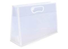SACOLA HORIZ PP PLANA 30X22X9 C/ALCA BR