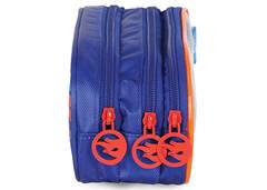 ESTOJO ESC LUXCEL TRIPLO HOT WHEELS AZUL