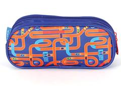 ESTOJO ESC LUXCEL TRIPLO HOT WHEELS AZUL