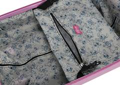 MALA C/RODA INF STITCH LUXCEL AZUL 10482