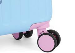 MALA C/RODA INF STITCH LUXCEL AZUL 10482