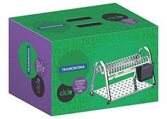 ESCORREDOR LOUCA TRAMONTINA INOX PLURALE