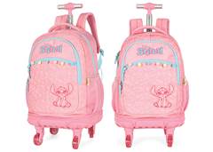 MOCHILA C/CARR. LUXCEL STITCH RS 50072