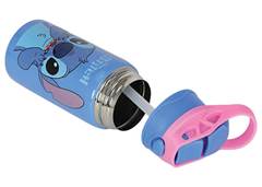 GARRAFA ALUMINIO 500ML STITCH AZUL