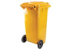 LIXEIRA COLETORA NOBRE 120L C/RODAS AM