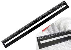 RREGUA PLAST 30CM GUIA DE LEITURA PRETA