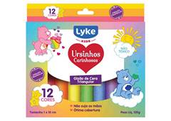 LAPIS CERA TRIANGULAR C/12 URSINHOS CARINHOSOS