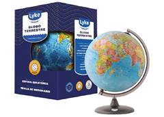 GLOBO TERRESTRE 10,6CM PLASTICO