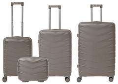 KIT C/3 MALAS + FRASQUEIRA 012 CHAMPAGNE