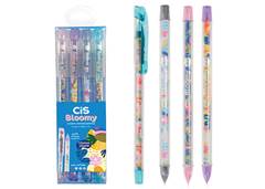 CANETA CIS ESF BLOOMY 0,7MM C/4 ESTAMPAS