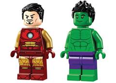 LEGO HOMEM DE FERRO COM MOTO E O HULK