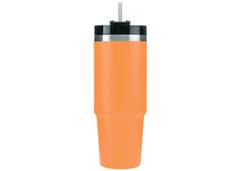 COPO TERMICO 890ML C/TAMPA GL224 LARANJA