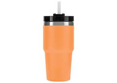COPO TERMICO 600ML C/TAMPA GL223 LARANJA