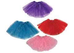 SAIA TULE 40CM C/GLITER SORTIDO