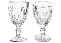 TACAS ÁGUA DIAMOND 330ML TRANSP