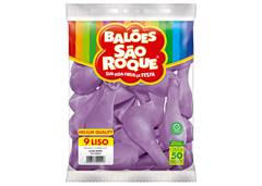 BALAO LISO 9.0 LILAS BABY C/50