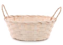 CESTA BAMBU CROMUS 10X24X18CM CREME