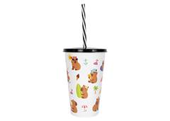COPO DECORA 580ML PLASVALE CAPIVARA