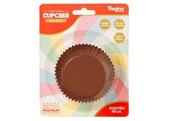 FORMINHA PAPEL CUPCAKE MARROM C/45