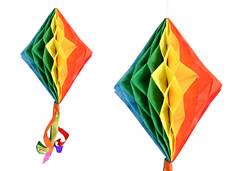 BALAO JUNINO ORIGAMI 15CM