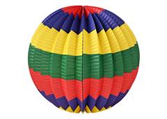 BALAO JUNINO ESFERA REDONDA 14X21CM