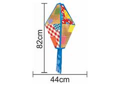 BALAO JUNINO 44X82CM 3D AZUL 204307