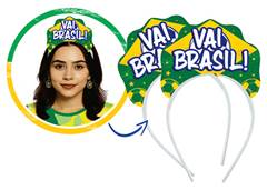 TIARA VAI BRASIL 13X14CM 207038
