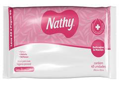 TOALHA UMEDEC NATHY C/48 FEMININO ADULTO