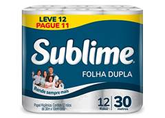 PAPEL HIG SUBLIME NEUTRO FD 30M L12P11