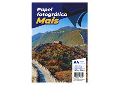PAPEL FOTOGRAF  A4 150G  C/20F