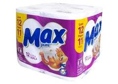 PAPEL HIGIÊNICO  MAX PURE FL DUPLA 12X6 NEUTRO