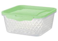 POTE QUAD CRISTAL 1L PLASVALE CINZA