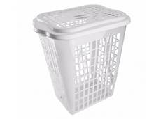 CESTO P/ROUPAS 46L 52,8X33CM PLAS BRANCO