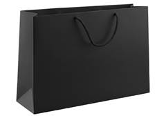SACOLA PAPEL 36X24 150G PRETA