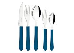FAQUEIRO INOX 20PCS LEME AZUL(POTE)118