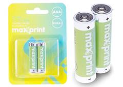 PILHA MAXPRINT AAA ALCALINA C/2