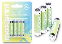 PILHA MAXPRINT AAA ALCALINA C/4
