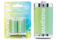PILHA MAXPRINT C ALCALINA MEDIA C/2